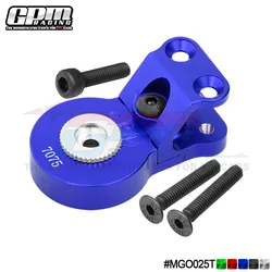 High - Performance Aluminum 7075 Servo Saver Steering with Built - In Spring - 23T/25T (Blue 25T)