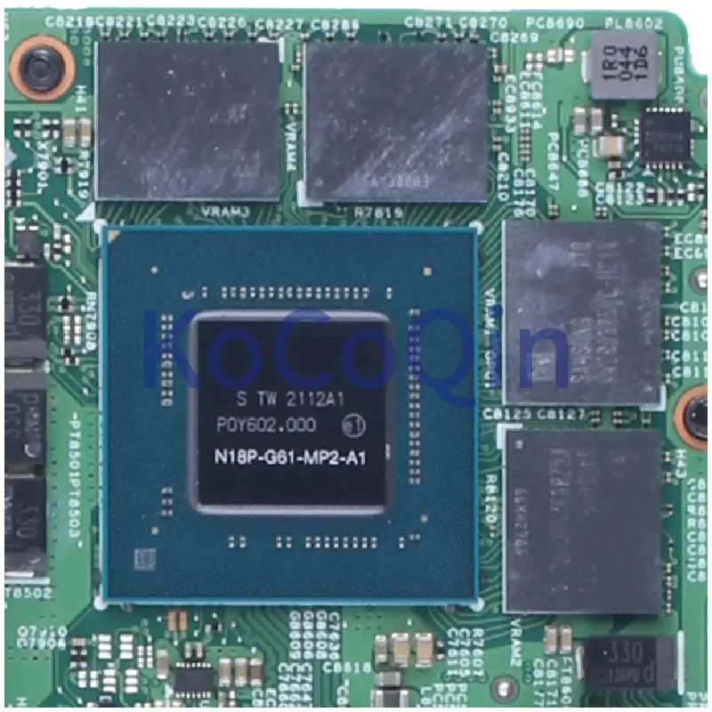 19711-1 For DELL Inspiron 7501 Vostro 7500 Notebook Mainboard