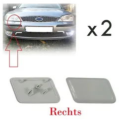 2pcs Nozzle Cover FOR FORD MONDEO MK3 00-07 1S7113L018AE 1S7113L019AE Headlight Washer Wire Cover JET Cap Right And Left