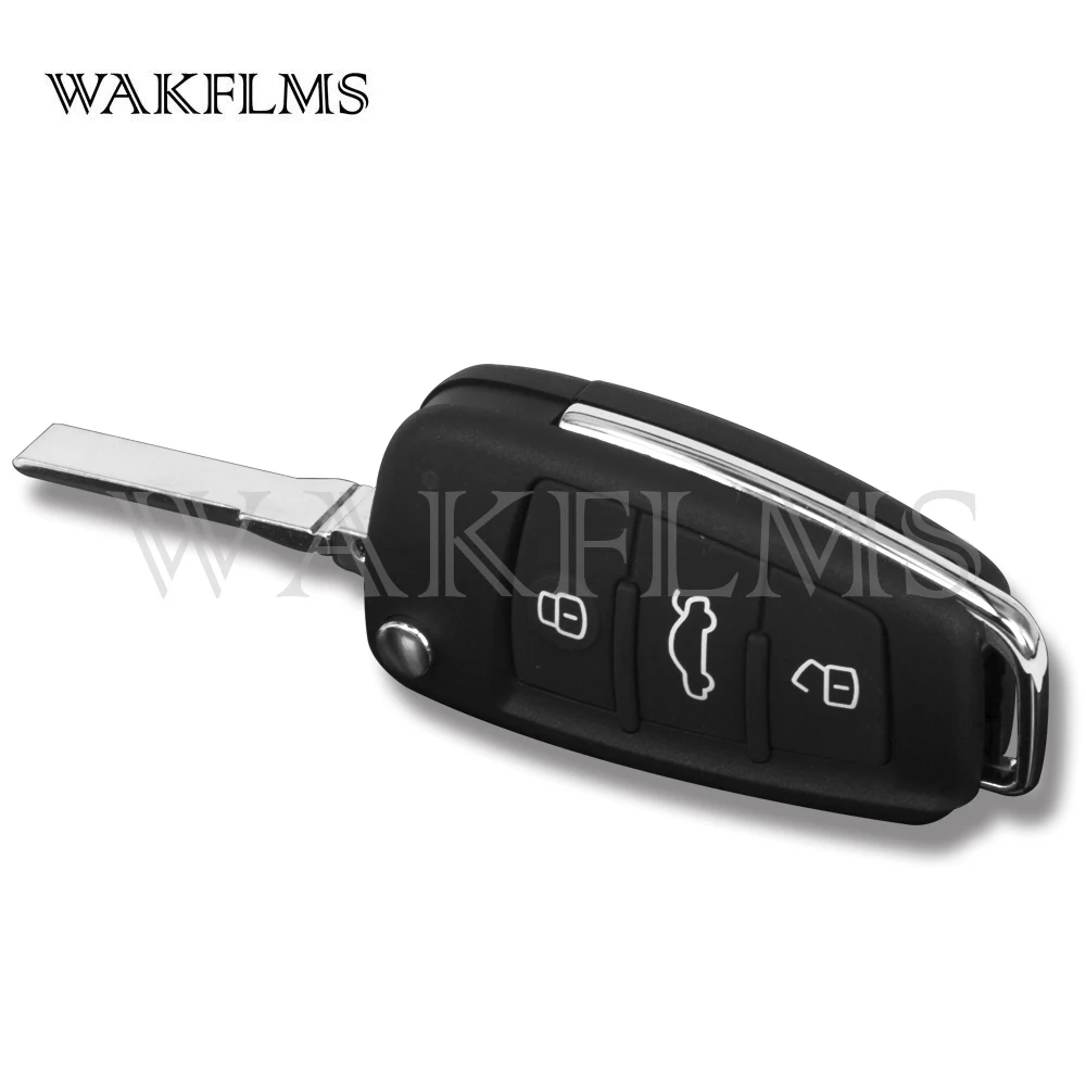 Updated 3 Buttons 433MHz ID48 Car Remote Key For Audi A3 S3 TT 8P0 837 220 D 8P0837220D DIY 2005 2006 2007 2008 2009 2010