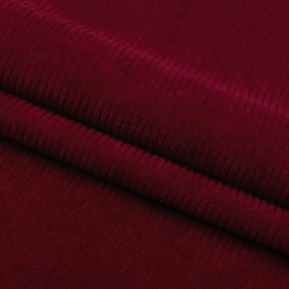 Corduroy Fabric Solid Color Stripe - 50x150cm for Sewing & Home Textiles