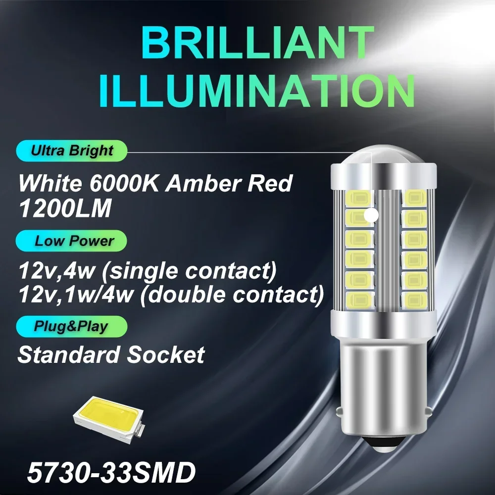 LED   õ, 2x1156, BA15S, PY21W, BAU15S , 12V, 5630 5730, 7443 7440, W21W, 3157, BAY15D, P21, 5W, 12V, 24V