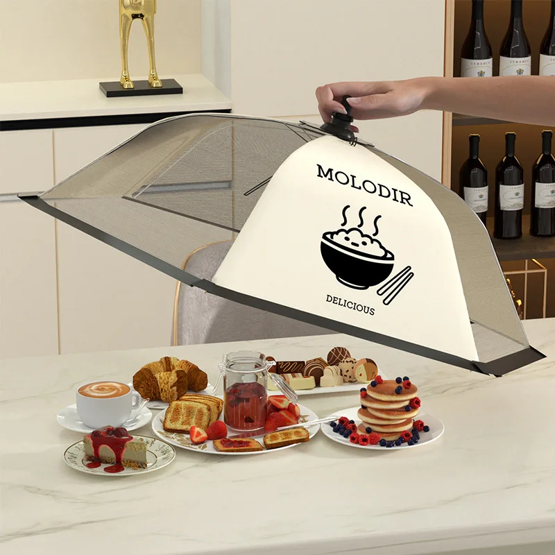 Foldable Dining Table Mesh Cover Food Covers Home Food Anti Fly Mosquito Tent Umbrella Picnic Protect Net Kitchen Accessories food cover kitchen utensils table cover kitchen supplies