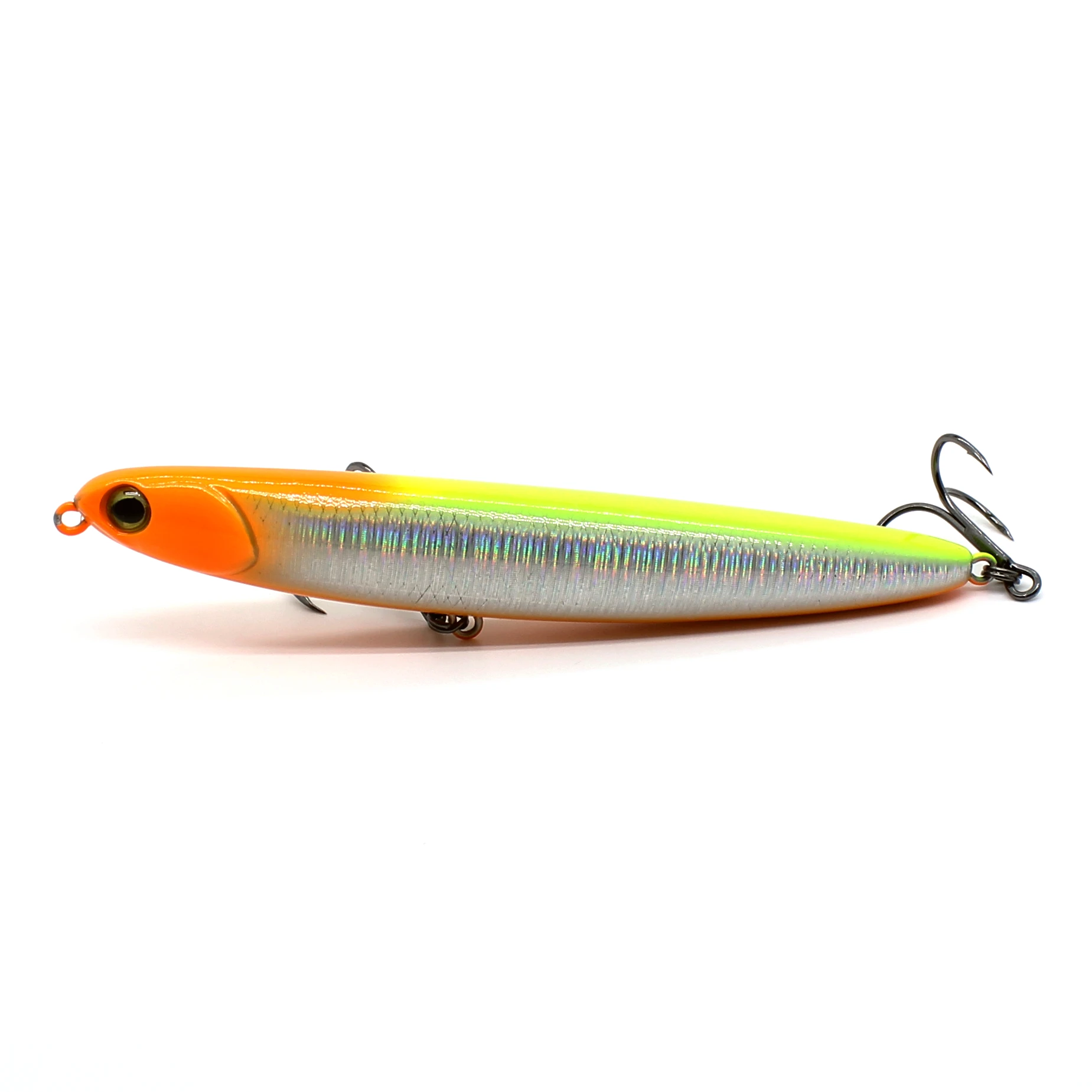AOCLU-Harter Köder zum Angeln, Schwimmender Bleistift, Minnow Rassel, Shallow Rassel, Minnow, Süßwasser, Seabass Angeln, 105mm, 13,9g – Detail 10