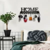 1pc Black Metal Keys Holder Wall Mount Key Holder Sweet Home Design Style Key Rack for Key Hanger With 10 Hooks 6