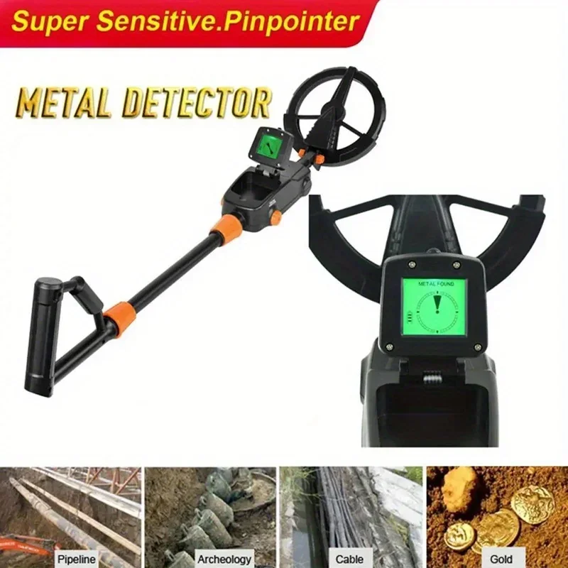 MD1008A Children Metal Detector Gold Pinpointer Portable Underground Gold Treasure Finder Detector Metal Detecting Tool for Kids