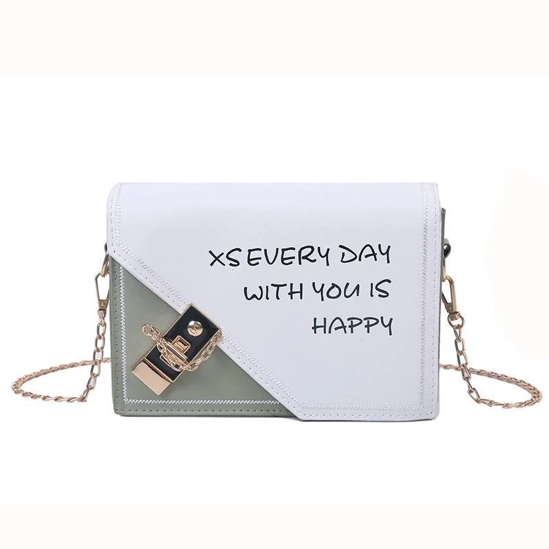 Bag For Women 2023 New Chain Crossbody Bag Versatile Fashion Small Square Bag Simple One Shoulder Bag Clutch Mobile Bag