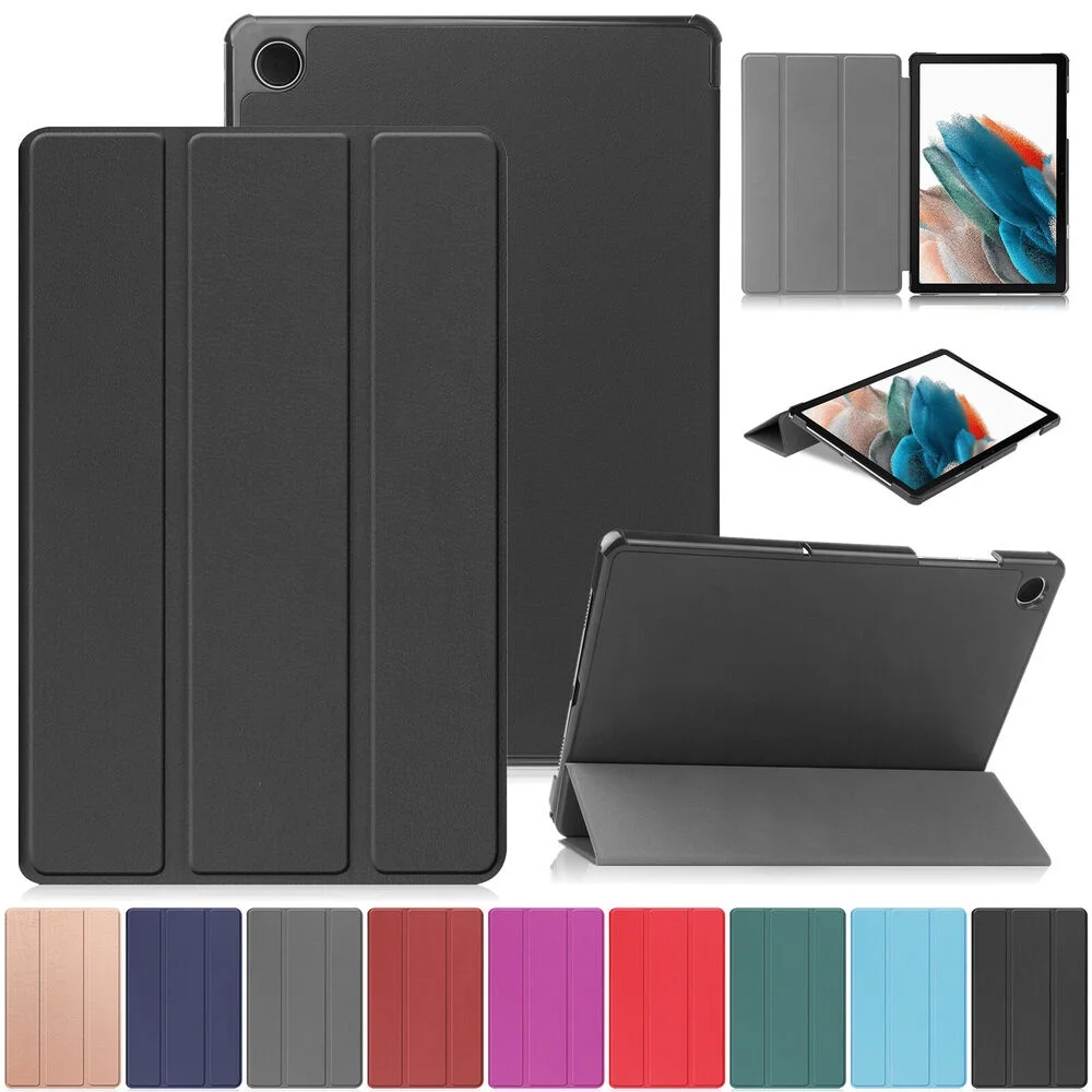

Slim Case For Samsung Galaxy Tab A9+ 11" 2023 SM-X210 X216B X218U/Tab A9 8.7" SM-X110 X115 A8 10.5 PU Leather Cover