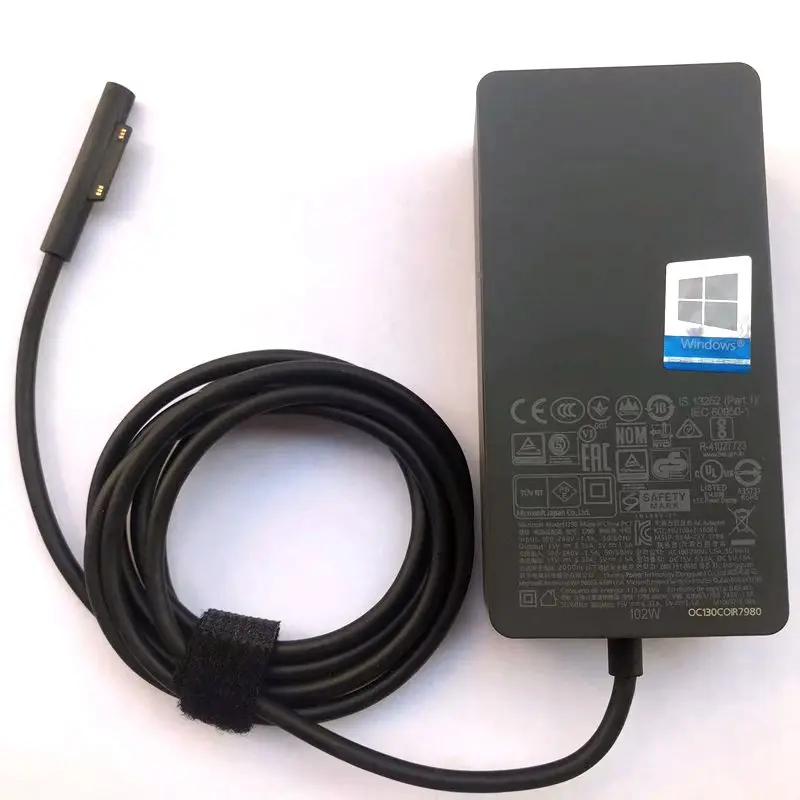 15V 6.33A 102W charger for Microsoft Surface Book 2 Laptop with DC 5V 1.5A USB Charger