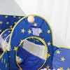 3 in 1 Portable Spaceship Tent Baby Tunnel Toy Tent Baby Balls Pool Wigwam for Children Campaign Tent Baby Playpen 3