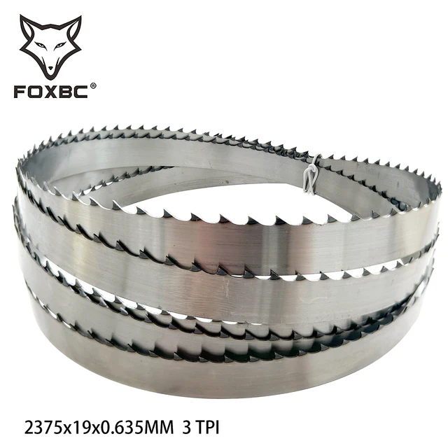 72-1/2 インチ バイメタル バンドソー ブレード、1/2 インチ x 6 TPI 非鉄金属切断バンドソー ブレード デルタ 28-195、リョー 鋸刃、2s 72-1⁄2インチカーボンバンドソーブレード、3⁄8インチ×4厚さ