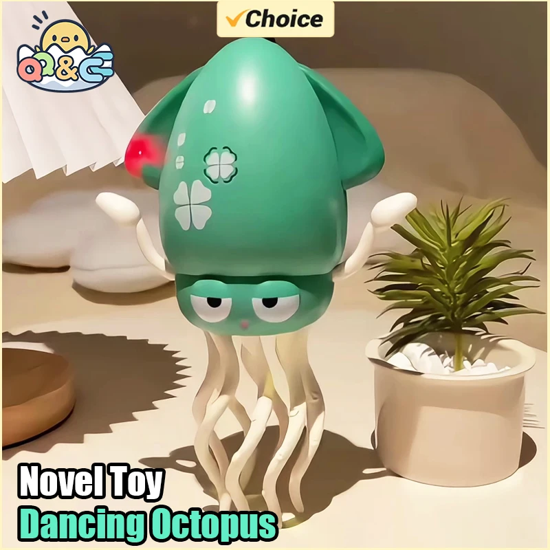 Plastic Electronic Dancing Octopus Toy for Kids