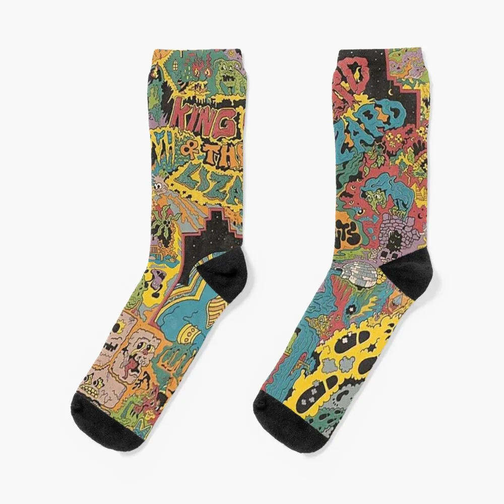 

king gizzard oddments Socks custom sports Crossfit Climbing valentine gift ideas Male Socks Women's