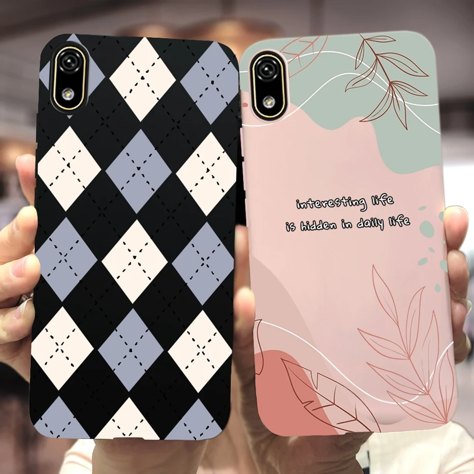 Stylish Painted Silicone Soft TPU Phone Case - Protective Back Cover Bumper