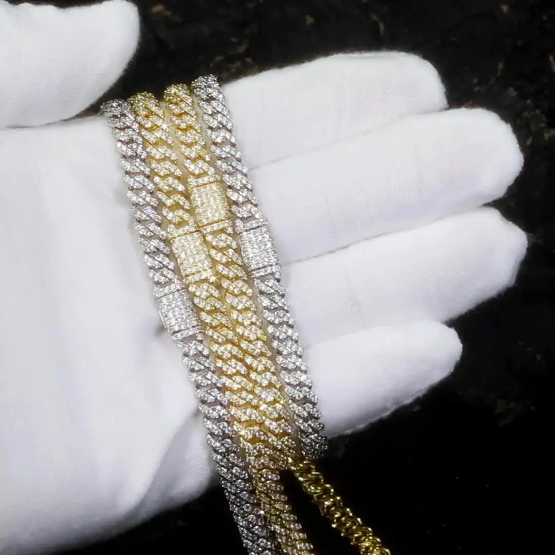6mm Cuban Chain Women Bracelet Real Gold Plated Hip Hop Rock