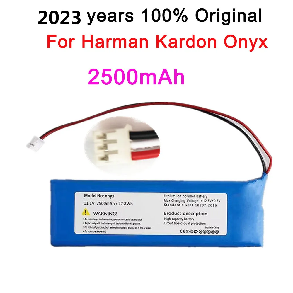 

2023 год, 100% оригинальный аккумулятор для динамика PR-633496 Onyx для Harman Kardon Onyx, 2500 мАч, аккумуляторные батареи для плеера в наличии