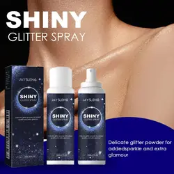 Radiant Silver Holographic Glitter Shimmer Spray (One size)