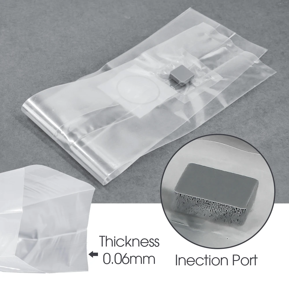 10pcs PP Sterilized Hydrated Grain Bag w/Self-Healing Injection Port 0.2μm Filter Patch Autoclaving Substrate Mushroom Spawn Bag 4