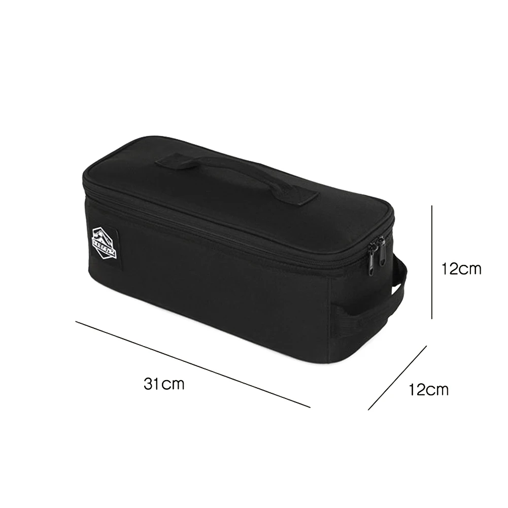 Outdoor Camping Storage Pouch Multipurpose Travel BBQ Hiking Organizer 900D Oxford Cloth Double Zipper for Travel Hiking BBQ