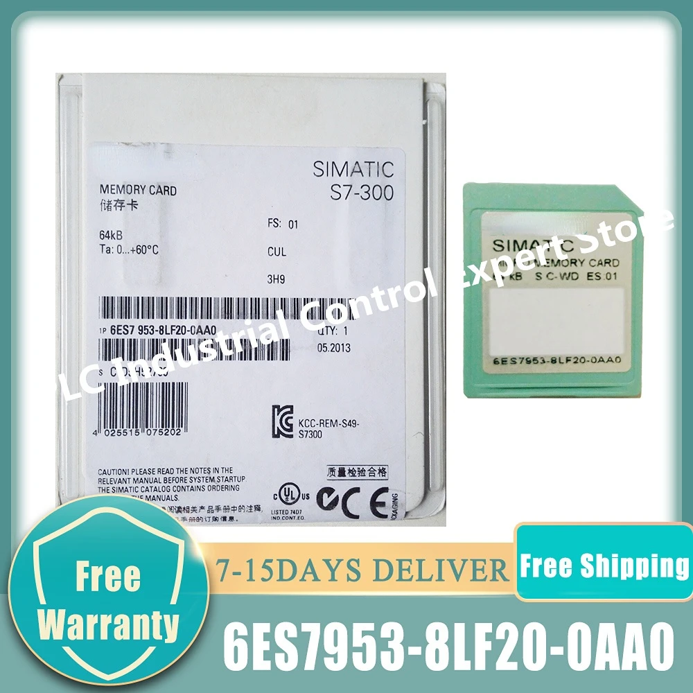 

6ES7953-8LF20-0AA0 SIMATIC S7 Micro Memory Card Program Card 6ES7 953-8LF20-0AA0S7-300 Memory Card MMC Card 64k for SIEMENS