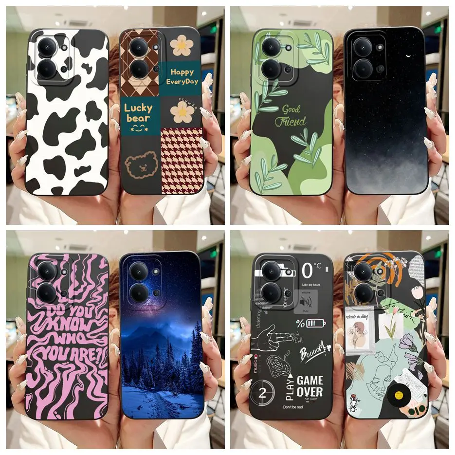 Stylish Art Painted Soft Silicone Phone Case