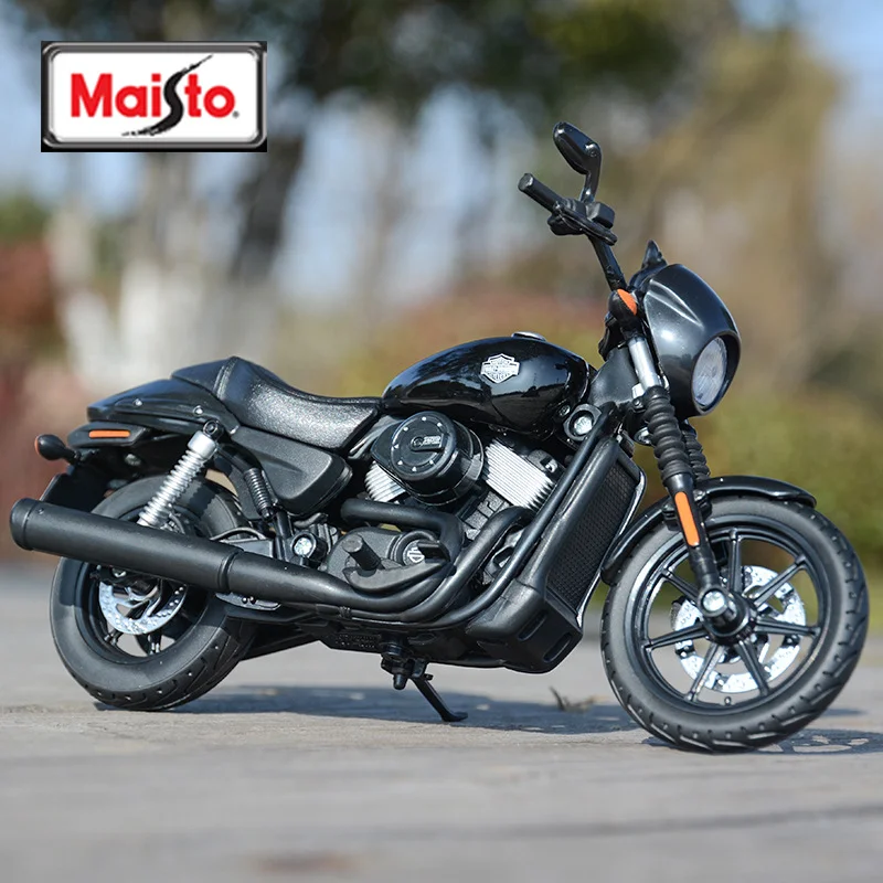 

Модель спортивного мотоцикла Maisto 1:12 Harley 2015 Street 750 из сплава, Модель Металлической уличной гоночной модели мотоцикла, детские игрушки, подарки