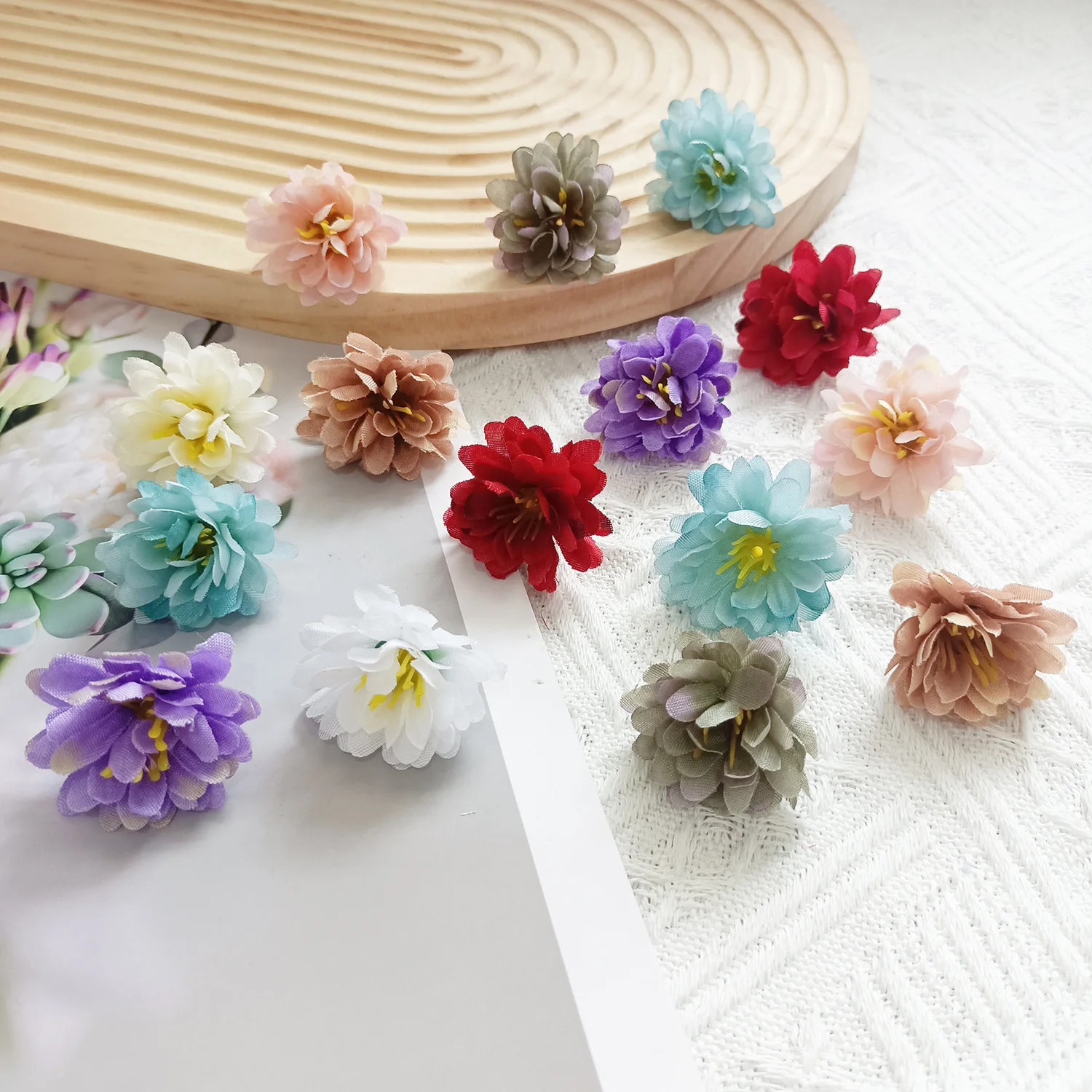 20 Stück künstliche Nelkenblütenköpfe, Heimdekoration, Hochzeit, Sammelalbum, Hof, Garten, Kopfschmuck, Kranz, Handarbeit, Material