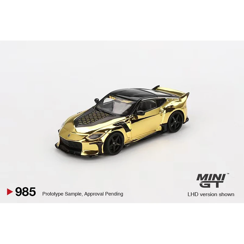 デパートガール PreSale MINIGT 985 1:64 Nissan Z VeilSide FFZ400 Gold Chrome