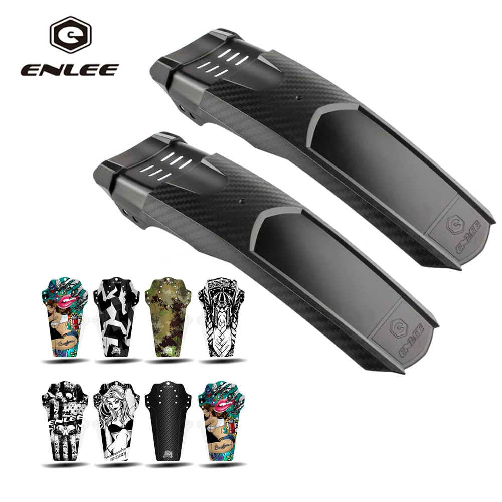 Mountain Bike Fender, MTB Mudguard, Front And Rear Bicycle Mudguard, Fits 20" 26" 27.5" 29" Tires Universal Bike Parts(1/2PCS)