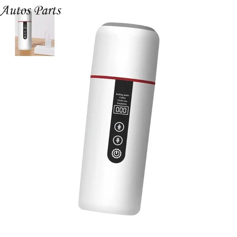 57BA 도로 여행 캠핑에서 뜨거운 음료를 위한 현대적인 계획 USB 자동차 가열 컵