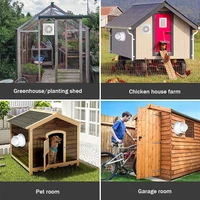 พัดลมดูดอากาศขนาด 4/6/8 นิ้ว ความเร็วสูง สำหรับติดตั้งบนหน้าต่าง ผนัง ดีไซน์ป้องกันยุง เหมาะสำหรับห้องน้ำ ห้องครัว ห้องส้วม 2