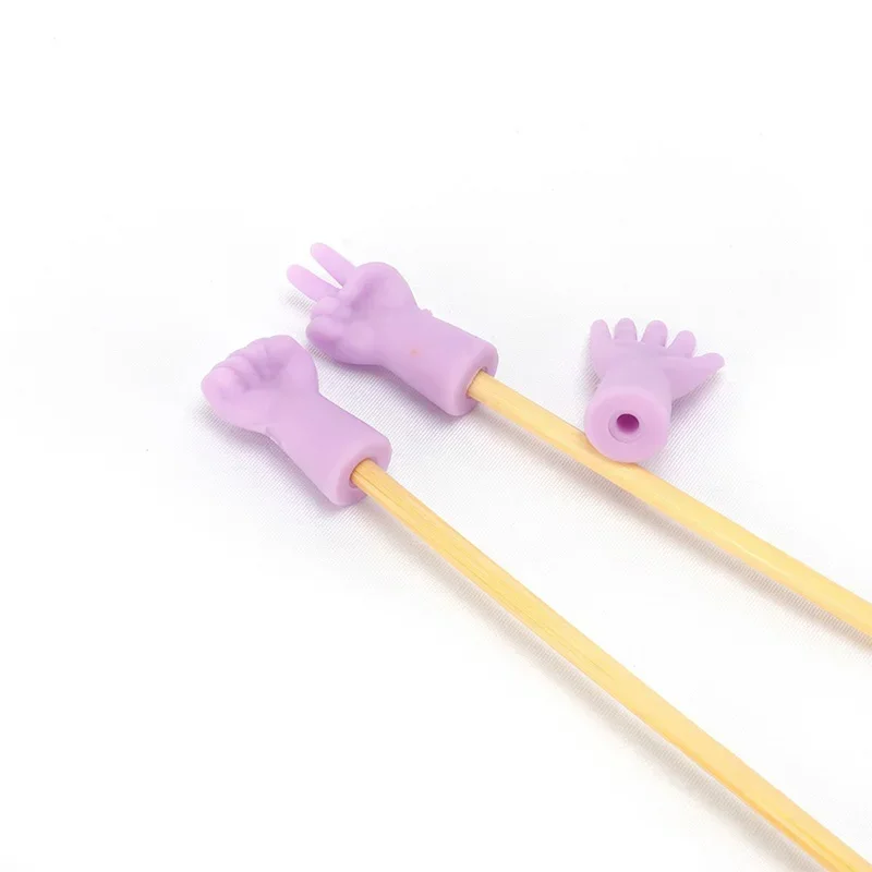 뜨게 바늘 포인트 프로텍터 바늘 팁 스토퍼, DIY 직조 뜨게 재봉 혼합 바늘 팁 스토퍼 재봉 도구, 로트당 6 개