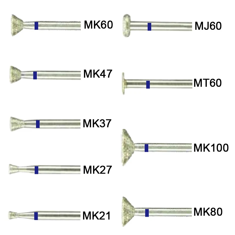 

10 шт./набор, алмазные шлифовальные насадки