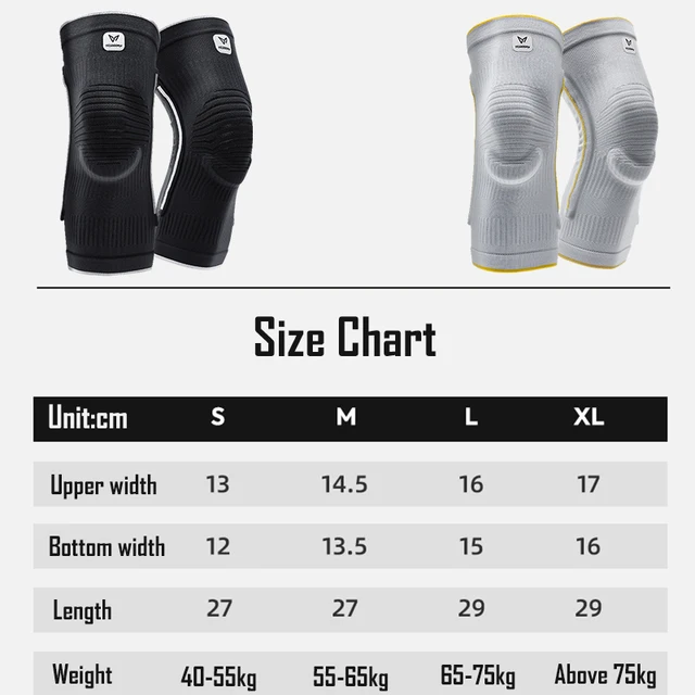 Veidoorn 1PC Knee Pads with Patella Medial Support Meniscus Silicone Compression Protection Sport Knee Braces Basketball Wear 6