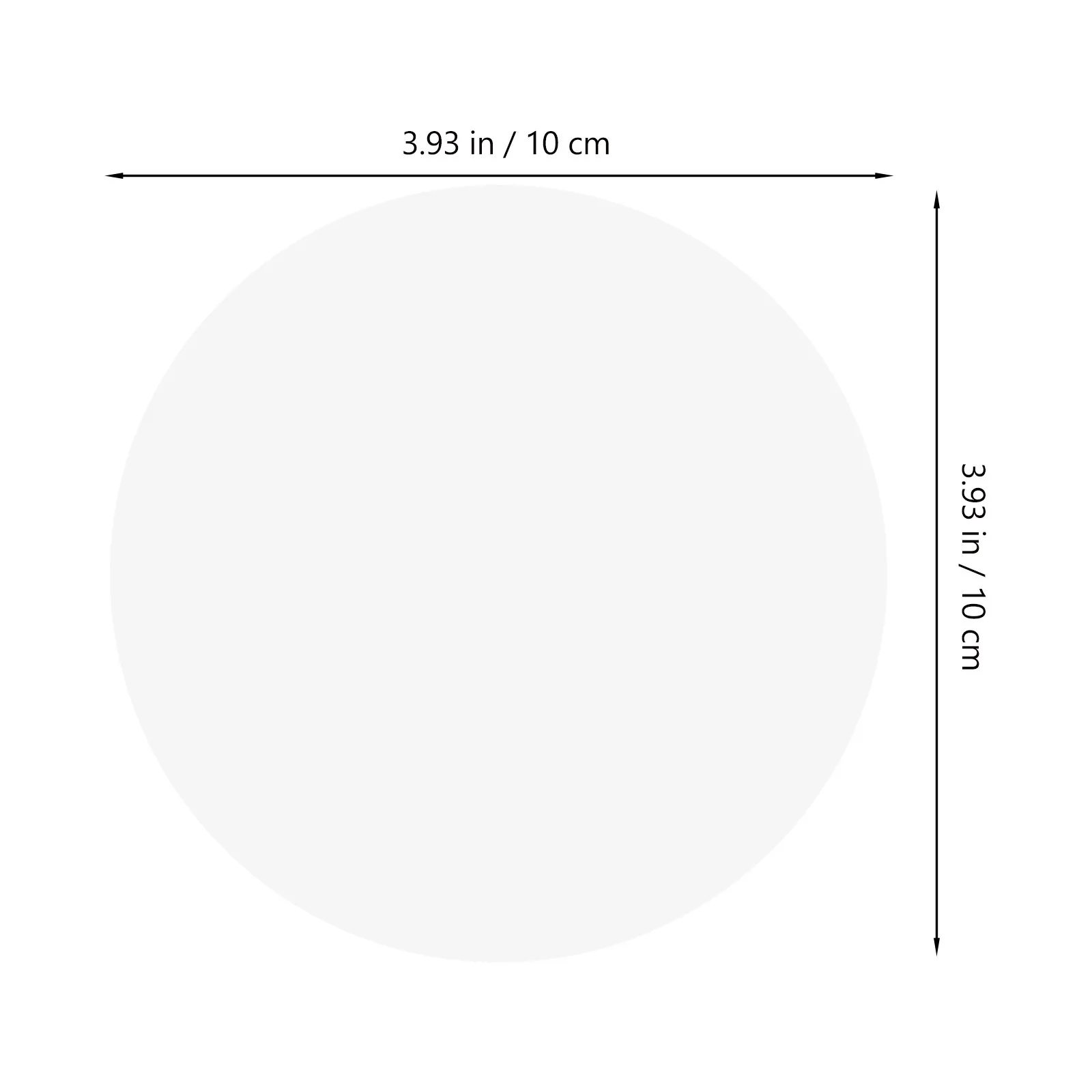 10Pcs 투명 라운드 디스크 아크릴 수제 가스켓 투명 플라스틱 원형 DIY 장식품을위한 안정적인 기본 공예 재료