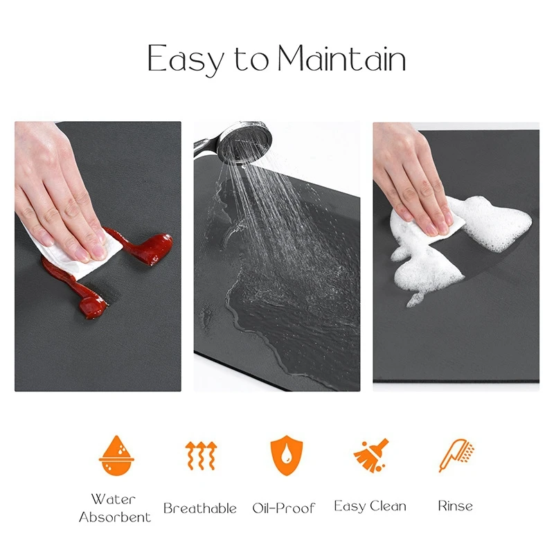 Washing Machine Cover Drum Washing Machine Cover Rubber Anti Slip Pad Household Refrigerator Mat Microwave Oven Dust Cover Water Absorbing Door Pad