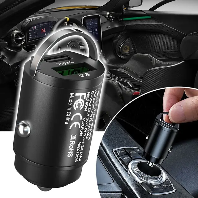 USB-C 자동차 충전기: 이동 중 휴대폰에 활력을 불어넣는 필수품