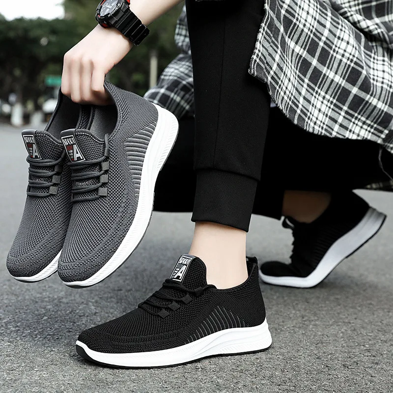 

Springtime Men's Breathable Comfort Lightweight Casual Sneakers Sports Running Tennis Fitness Jogging Athletic Shoes for Men