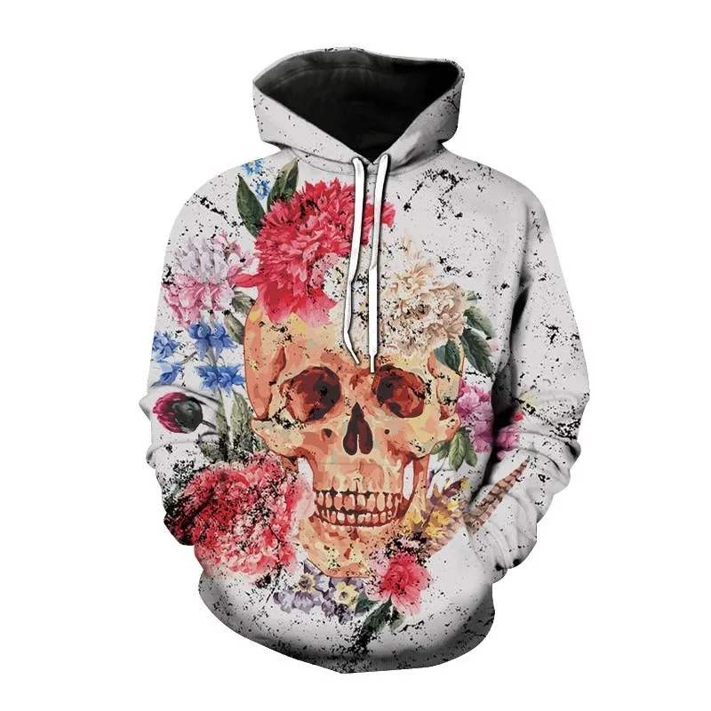 thumbnail image 1 of Nuevas sudaderas con capucha de otoño estilo hip hop con calaveras y estampado 3D, ropa de calle, pulóveres, sudaderas de manga larga, sudaderas de moda de ocio para hombres, 1 of 5
