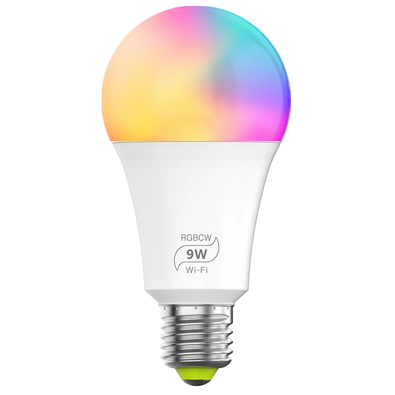 

Energy saving dimmer compatible E27 RGB 3000K 5000K electric smart headlight WiFi LED light bulb