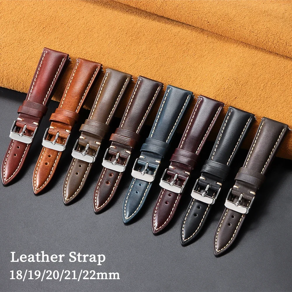 Bargain Durable Pig Skin Leather 18 mm Wristwatch Band 1872712_K0034659 main image 1
