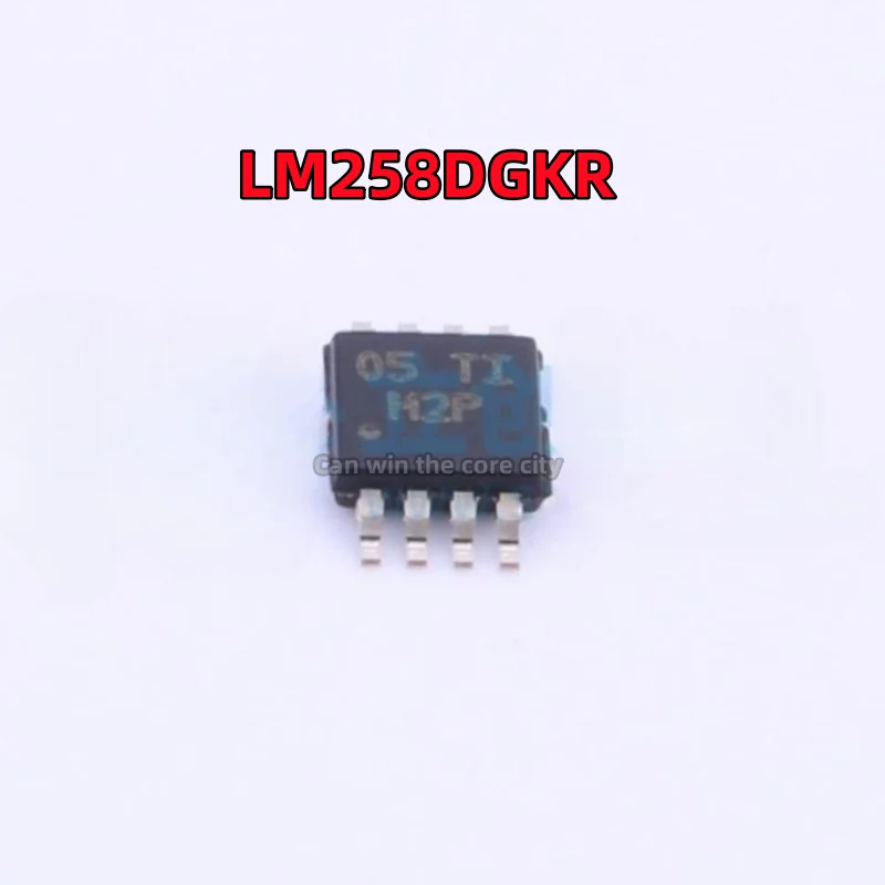 

50 pieces LM258 LM258DGKR Screscreen M2P MSOP8 package operational amplifier chip IC BOM sheet