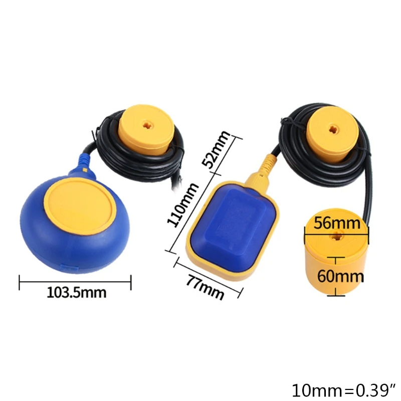 Automatic Liquid Level Fluid Level Controller Fluid Water Float Controller Cable Liquid Float