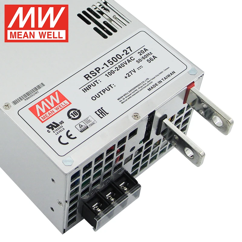MEAN WELL RSP-1500-12 1500W 5V 12V 15V 24V 27V 48V 1.5KW 단일 출력 밀폐형 AC/DC 전원 공급 장치