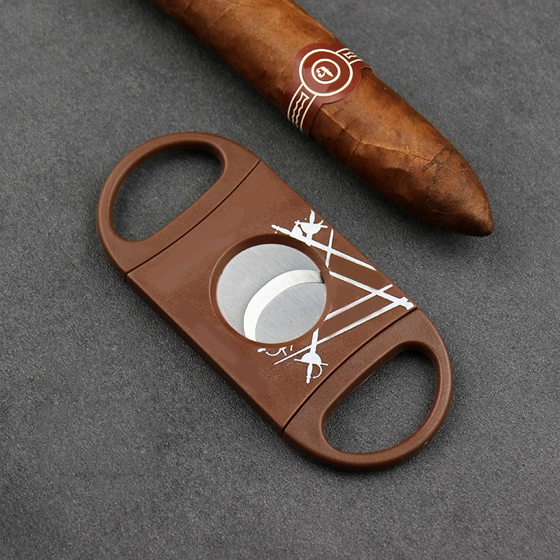Cigar Cutter V Cut Sharp Stainless Steel Blade Guillotine Puncher 3 Set