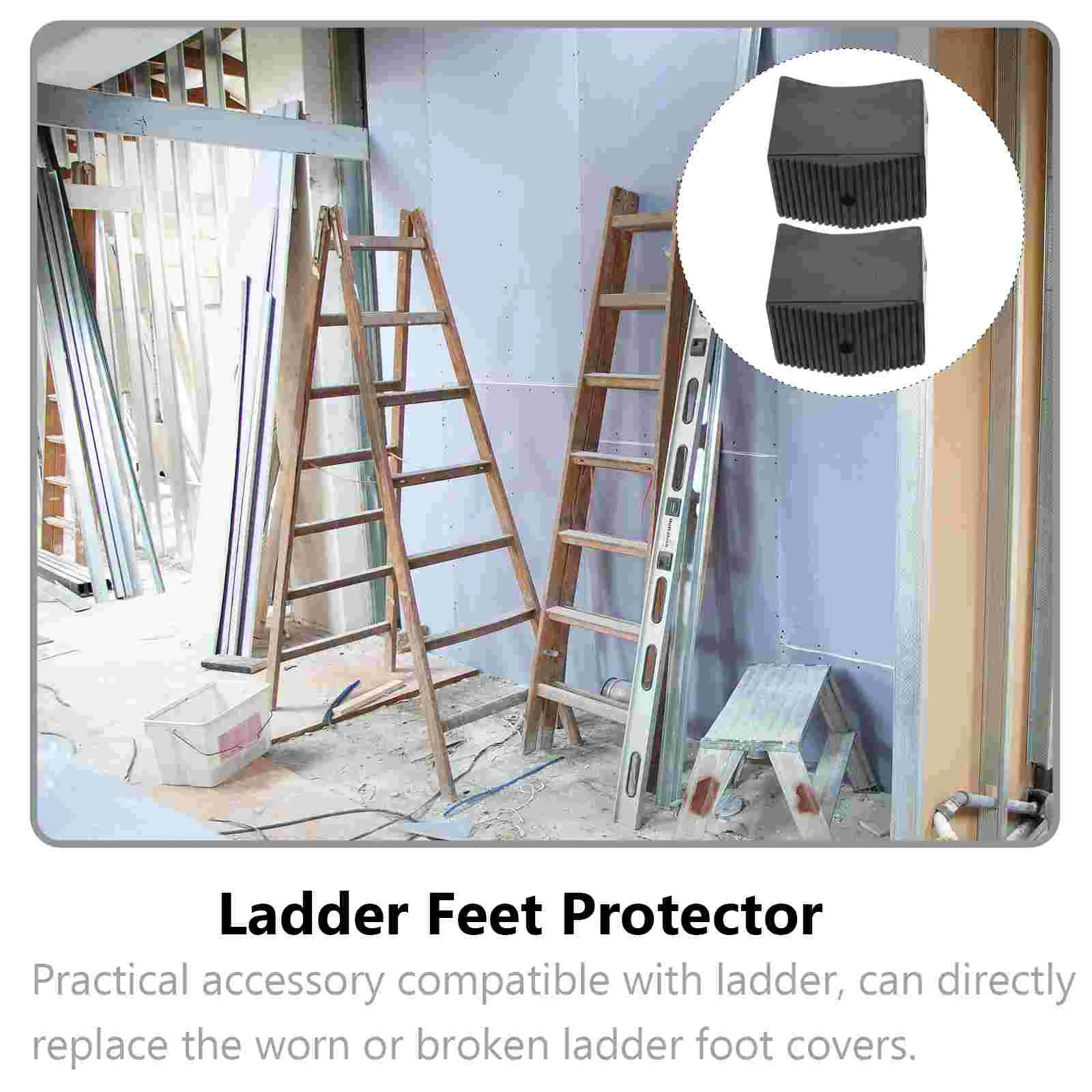 2pcs Foot Pad Leg Covers Non-slip Foot Pad Pad Extension Foot Pad Parts for Home