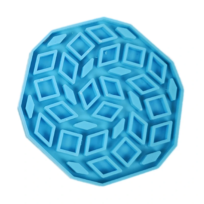 4pcs Epoxy Resin Mold Round Cup Mat Mug Pad Silicone Mould DIY Crafts Ornaments Home Decorations Casting Drop shipping