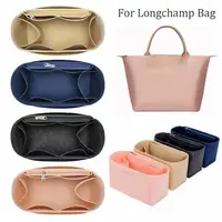 High-quality Felt Handbag Insert Bag Bag Support Organization Purse Liner Portable Storage Bag Organiser for For Longchamp 1