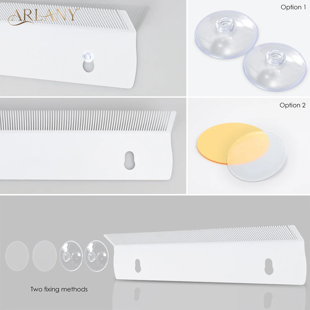 ARLANY Hair Extension Holder Rack Hair Extension Hanger with Double Sided Tape Lightweight Weaving Wiging Display Styling