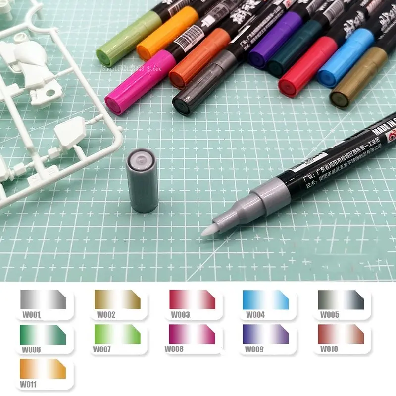 Model Painting Water-based Fluorescent Ink Panel Liner Model Figures  Coloring Tools For Gundam Model Hobby DIY